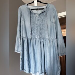 Denim Flow Dress